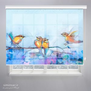 پرده شیدرول کد 9795