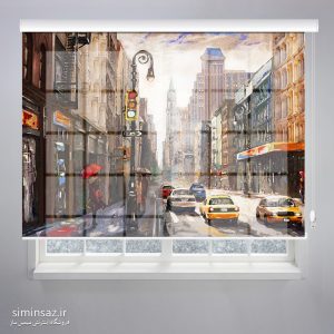 پرده شیدرول کد 9898